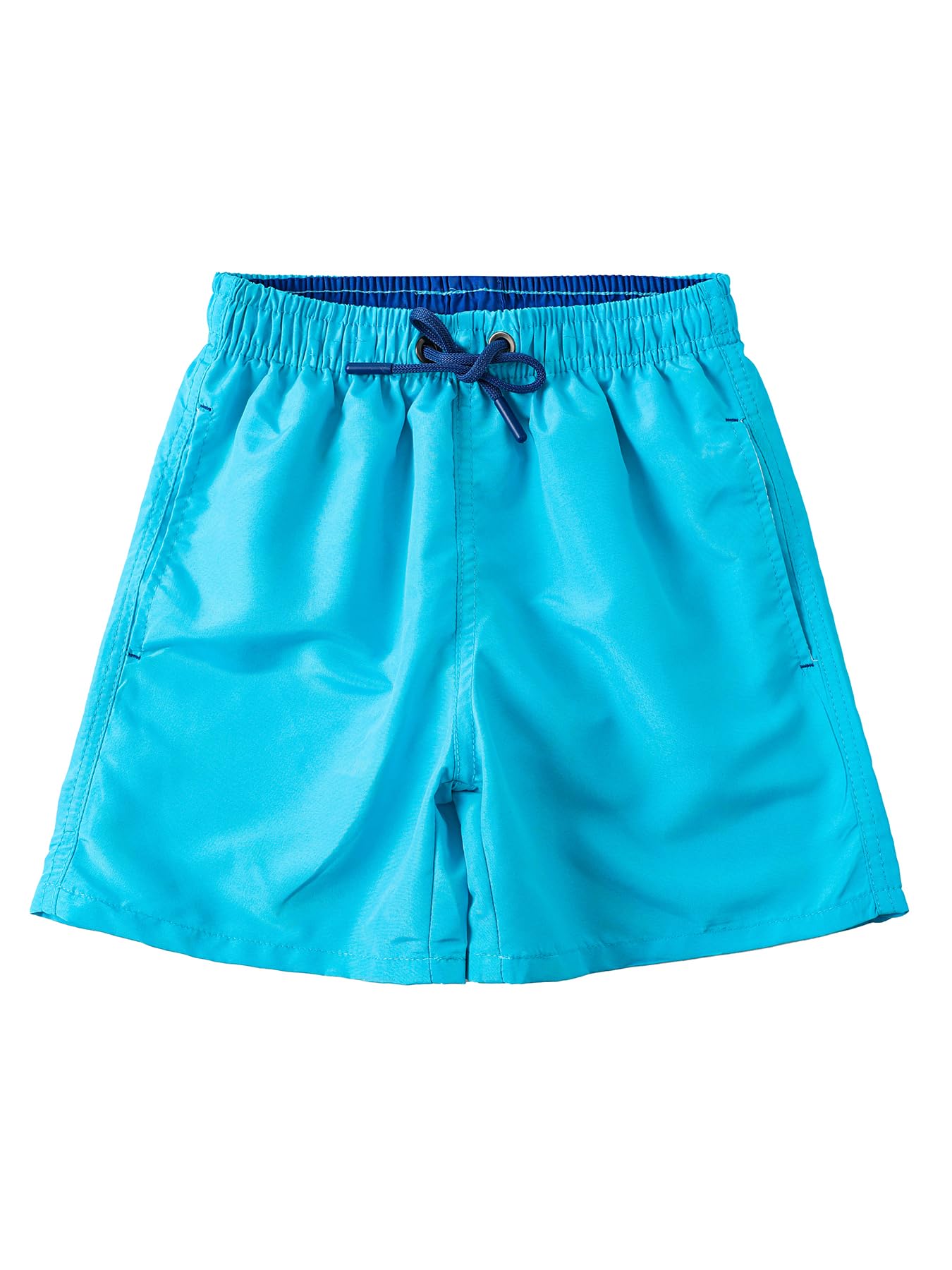 SERENYOU Boys' Board Shorts Children's Pattern Changing Swimming Shorts with Mesh Lining