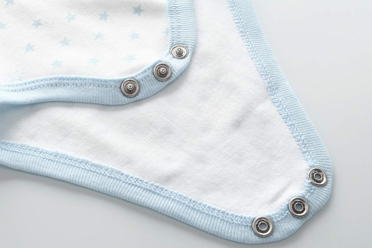 Kiddiezoom Baby-Body, Hose, Kleinkinder, Einteiler, Kleidung, Set, Outfits, für Jungen und Mädchen, Baumwollkappen, Kratzfäustlinge