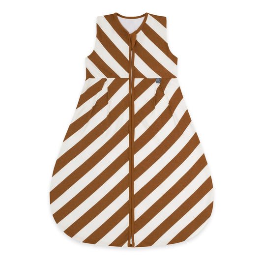 emma & noah Baby Sleeping Bag 1.0 TOG, All-Year Sleeping Bag for Spring, Summer and Autumn, 100% Organic Cotton, Oeko-Tex Certified, Romper Bag for Newborns (Leo Grey, 70 cm)