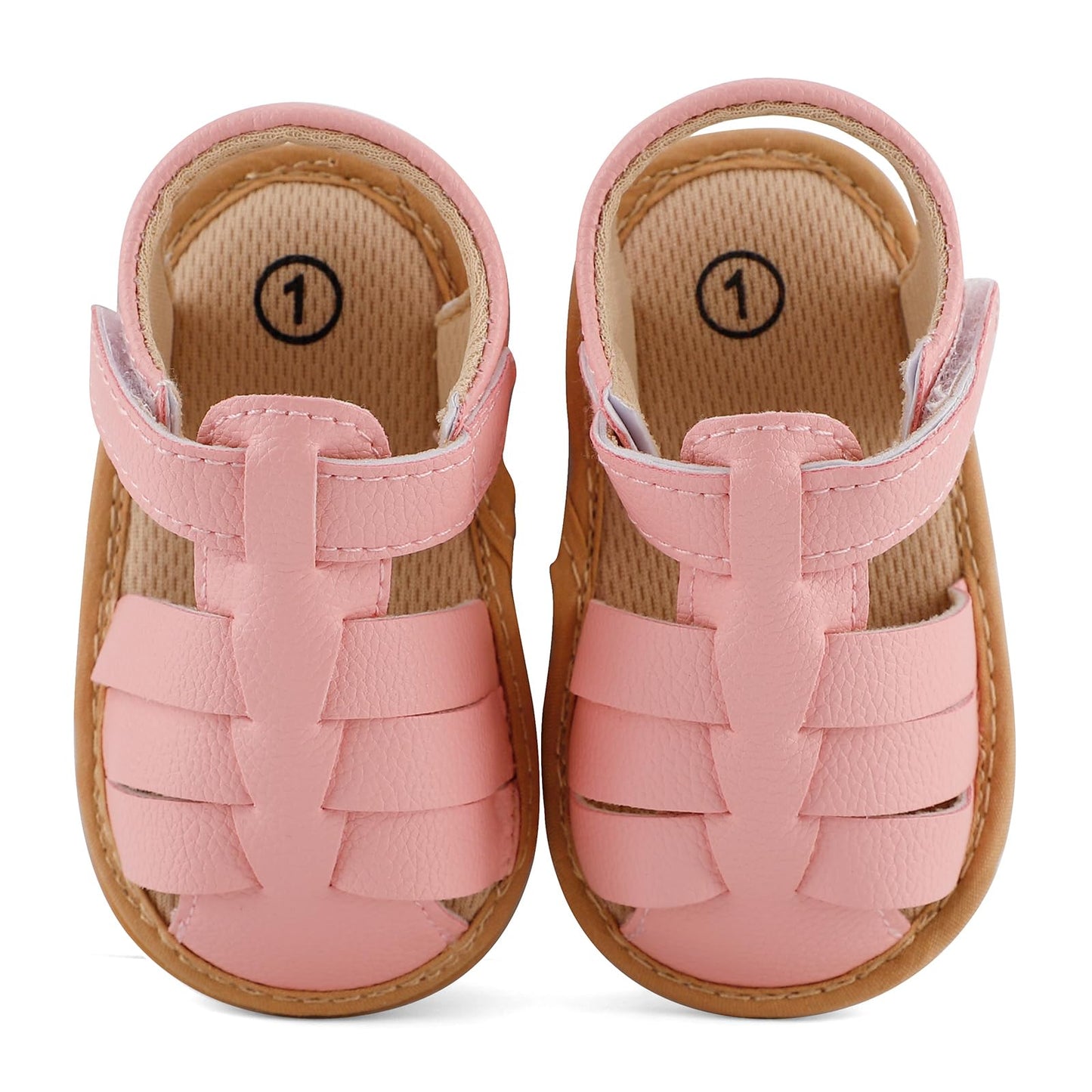 MASOCIO Babyschuhe Mädchen Sandalen Sommer Schuhe Flach Gummi Rutschfest