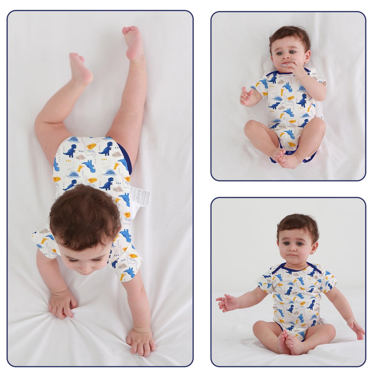 3tlg Babykleidung Set Baby Jungen Mädchen Kleidung Outfit Kurzarm Body Strampler + Hose Neugeborene Kleinkinder Weiche Babyset