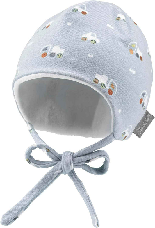 Sterntaler Beanie Sweat Printed with Dinosaurs Boys - Baby and Children's Hat Made of Sweat Fabric