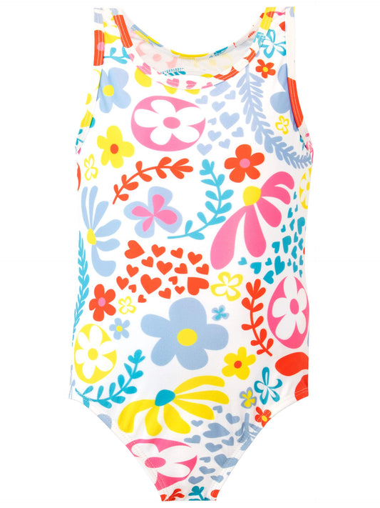 Harry Bear Mädchen Flower Power Badeanzug