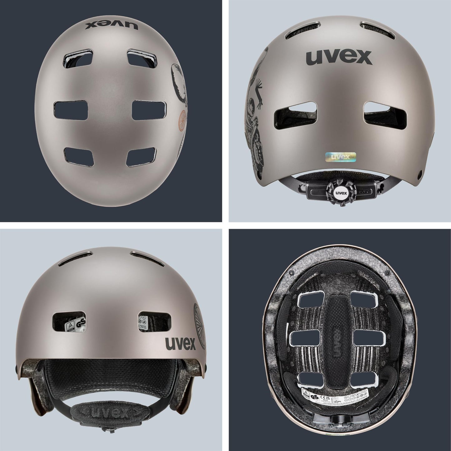 uvex Kid 3 cc – Robust Bicycle Helmet for Children – Individual Size Adjustment – Optimized Ventilation