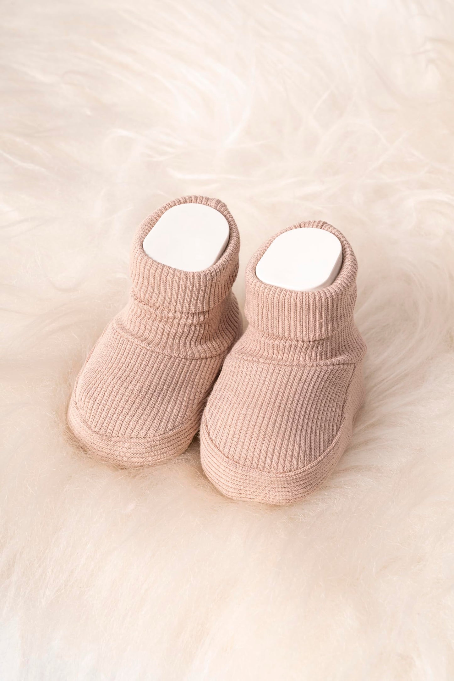 Generisch Baby Krabbel- Hausschuhe - Schuhe Neugeborene - Baumwolle - Diverse Farben - Mädchen - Jungs