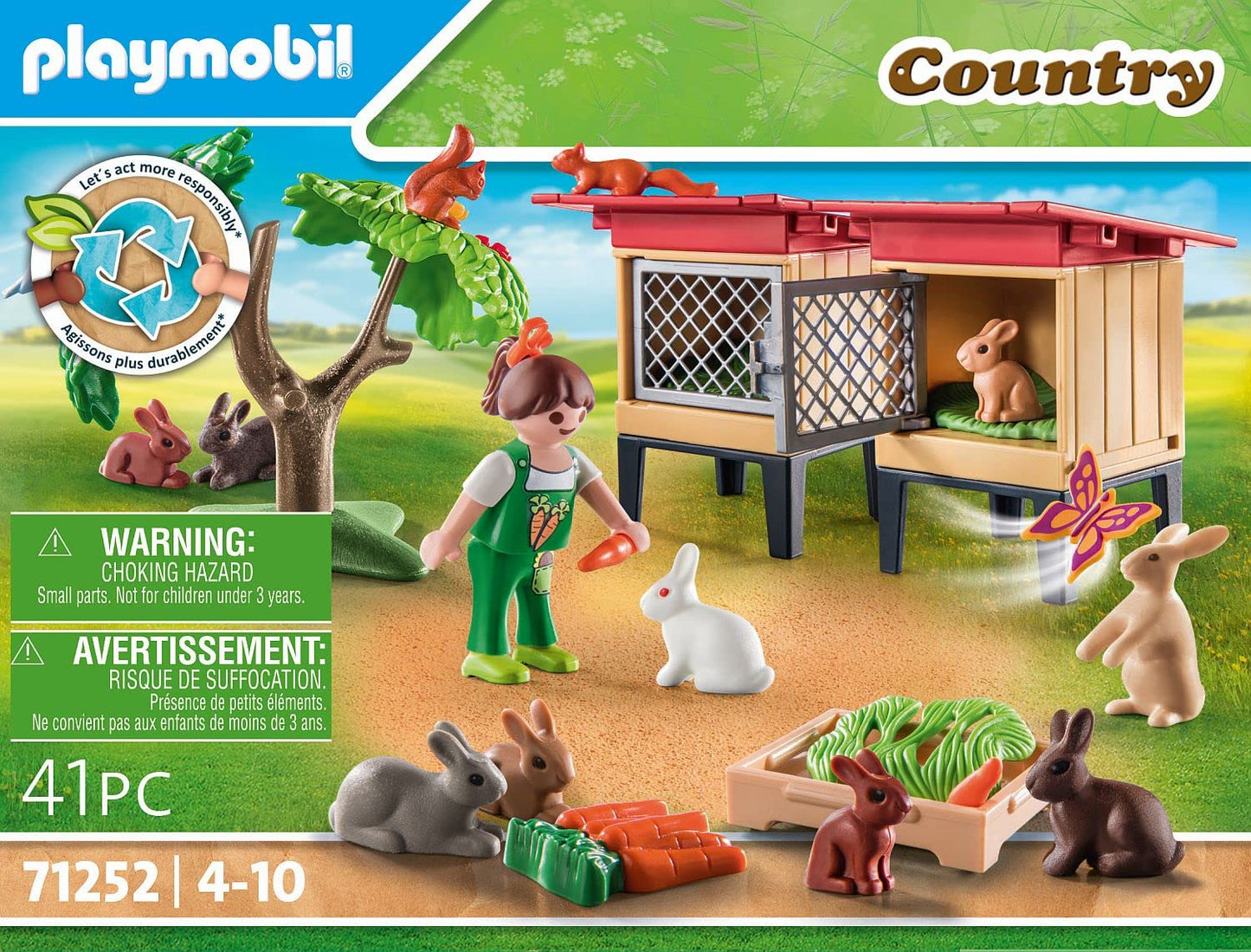 PLAYMOBIL | Country | Tierarzteinsatz bei den Eseln |Spielzeug für Kinder ab 4 Jahren | 71471
