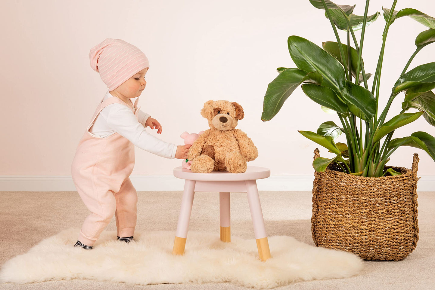 Teddy Hermann 92893 Schlenker-Hund 40 cm, Kuscheltier, Plüschtier