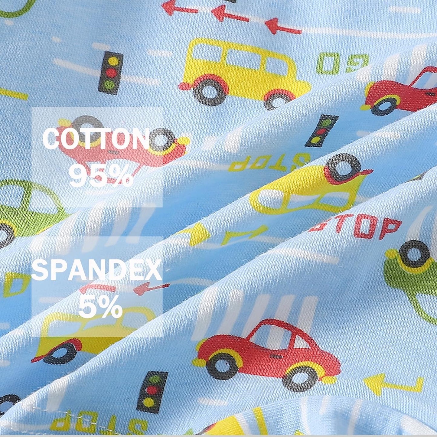 Anntry Kinder Weiche Baumwollene Unterwäschen Kleinkind 8 Pack Kleine Jungen Sortiert Boxer Shorts Slips 2-12 Jahre