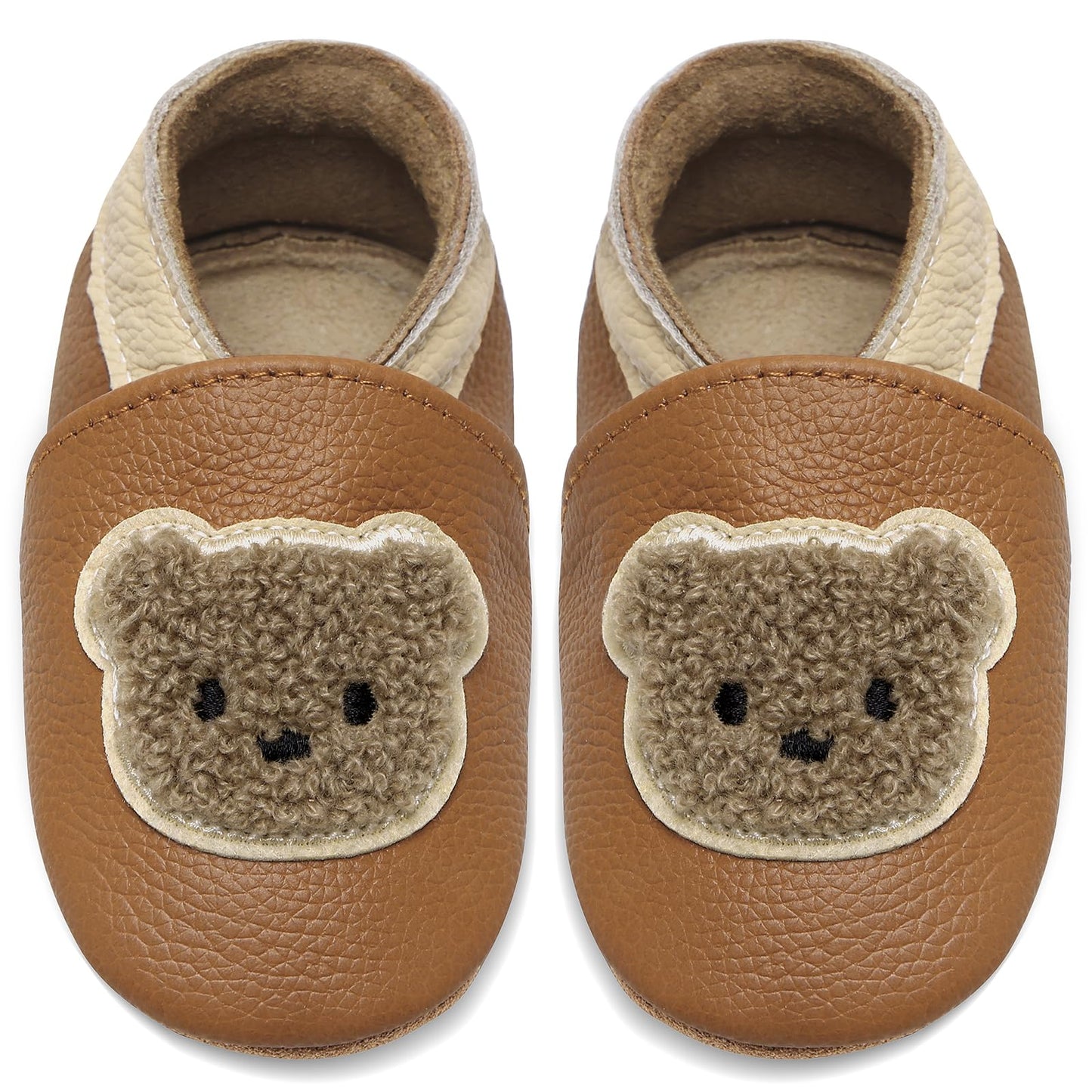 Babyschuhe IceUnicorn Krabbelschuhe für Babys, weiche Leder-Laufschuhe für Jungen und Mädchen, Lederschuhe für Kleinkinder, Baby Hausschuhe