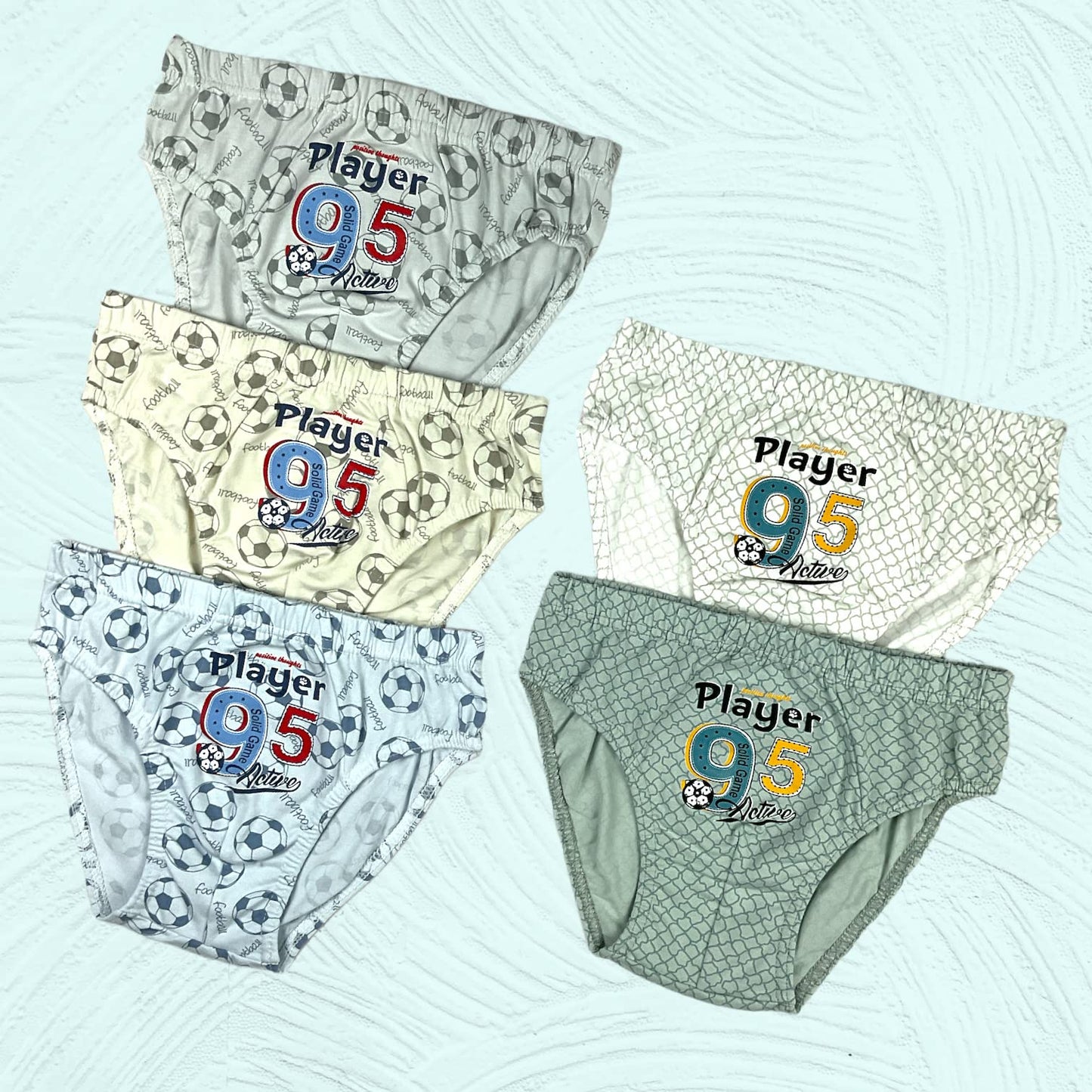 LOREZA ® 5/10 Jungen Slips aus Baumwolle Unterhosen Unterwäsche 92-158