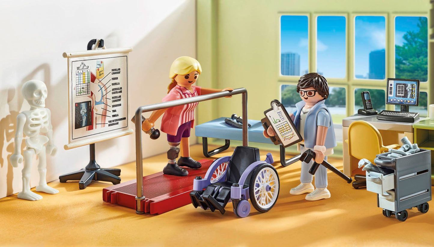 PLAYMOBIL | Action Heroes | Kinderarzt mit Teddybär | nachhaltiges Spielzeug für Kinder ab 4 Jahren | 71619