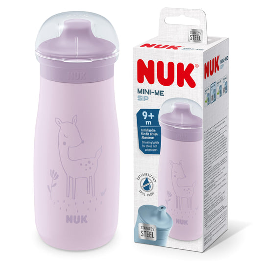 NUK Kiddy Cup Night Trinklernflasche | Schnabeltasse mit Leuchteffekt | 12+ Monate | Auslaufsicher mit harter Trinktülle | Clip und Schutzkappe | BPA-frei | 300 ml | Planeten (blau), 10255678 - Meloni2