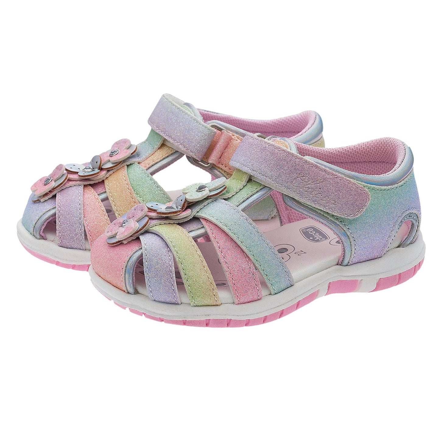 Chicco Mädchen Spinnen Riemen 2 Sandale – Bequeme Babyschuhe für kleine Abenteuer