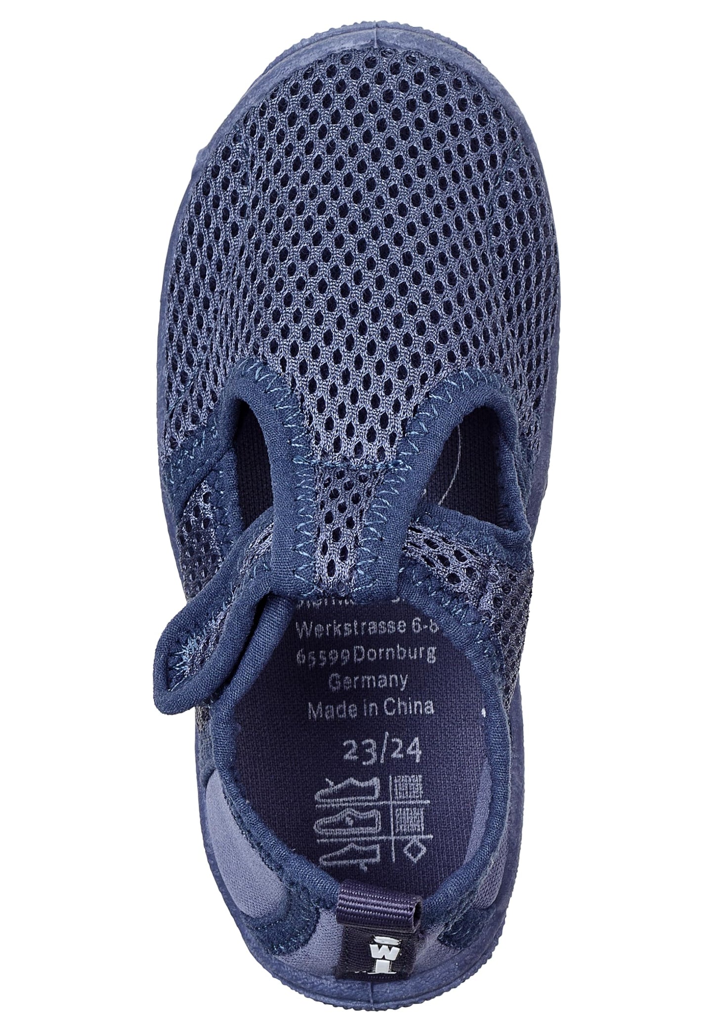 Sterntaler Badeschuhe Uni - Baby Aquaschuhe schnelltrocknend - Unisex Schwimmschuhe aus luftigem Mesh mit Klettverschluss Bequeme Strand Slipper