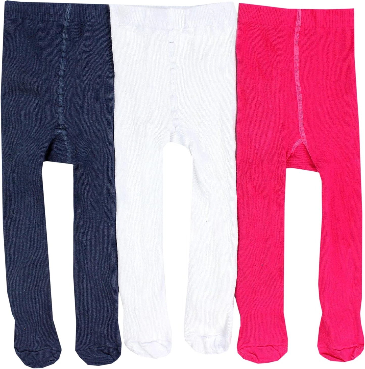 TupTam, Girls' Knitted Tights, Colourful Pattern, Pack of 6