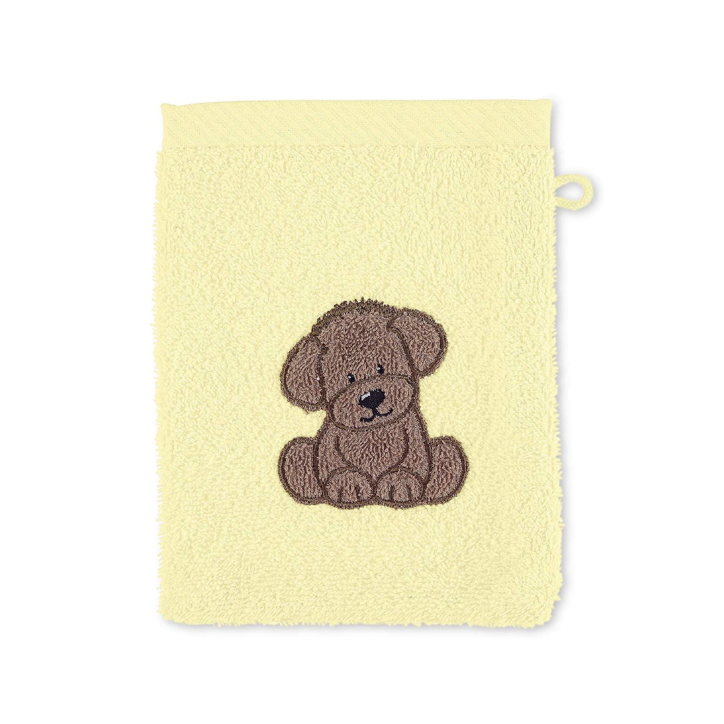 Sterntaler Waschhandschuh Esel Emmi, Größe: 21 x 15 cm, Mittelblau 7202070