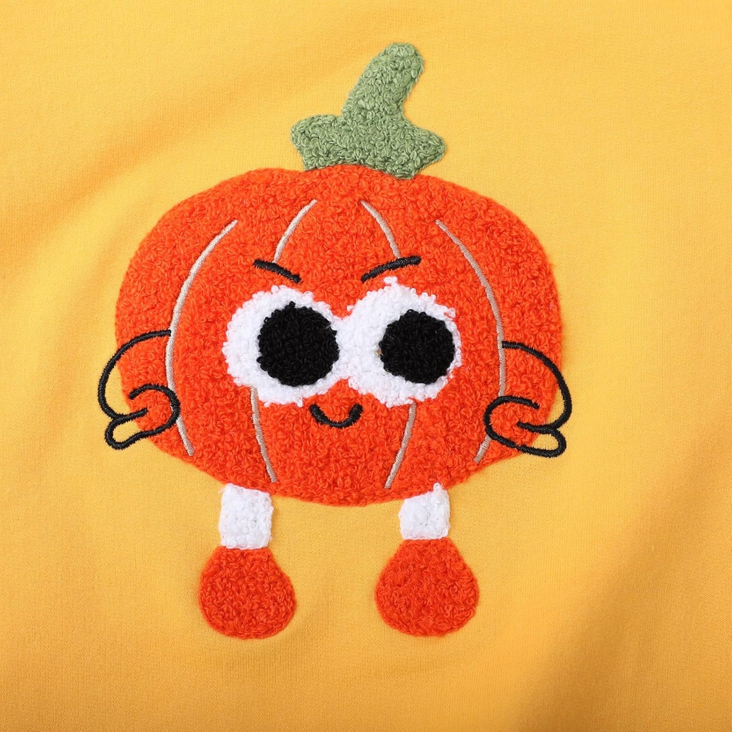 HILEELANG Halloween-Kürbis-Sweatshirt für Kleinkinder, Herbst- und Thanksgiving-Pullover für Jungen und Mädchen, niedliches Herbst-Outfit, Größen 18 - 7 Jahre