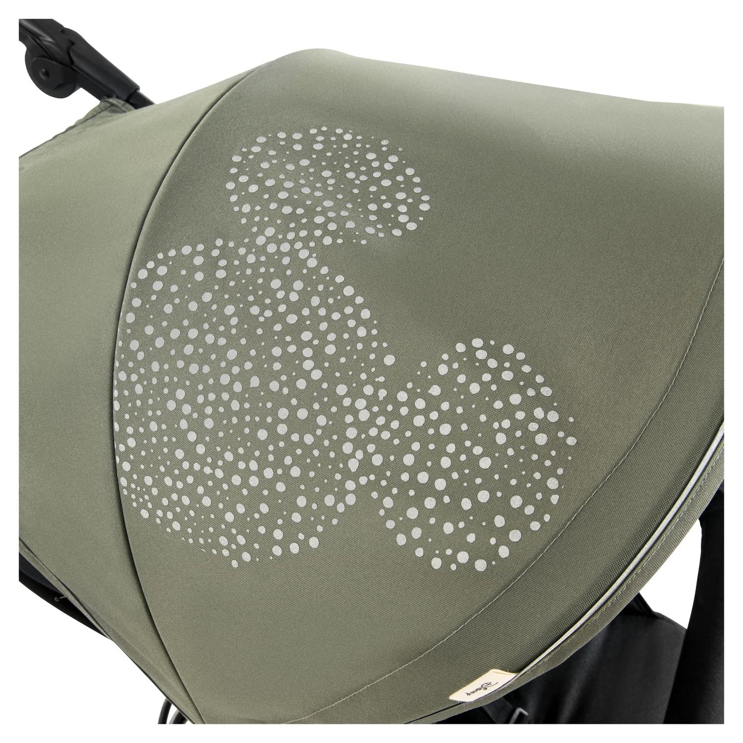 Hauck Runner, Schwarz/Neongelb - Robuster All-Terrain-Pugchair mit Regenschutz, XL Pneumatische Lufträder, verstellbare Rückenlehne von Geburt bis zu 22 kg, höhenverstellbarer Griff, XL Mesh-Fenster