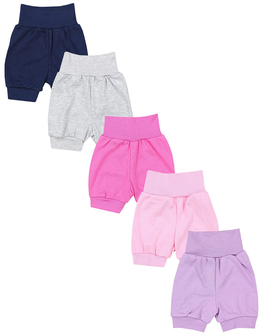 TupTam Baby Mädchen Pumphose Sommershorts 5er Set