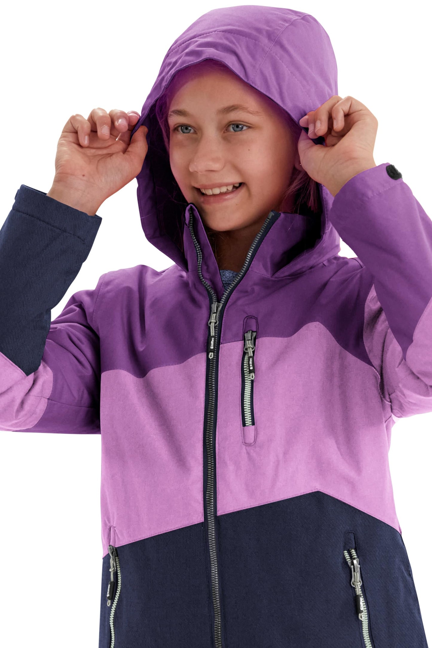 killtec Girls' Lynge Grls Jckt B Functional Jacket with Hood