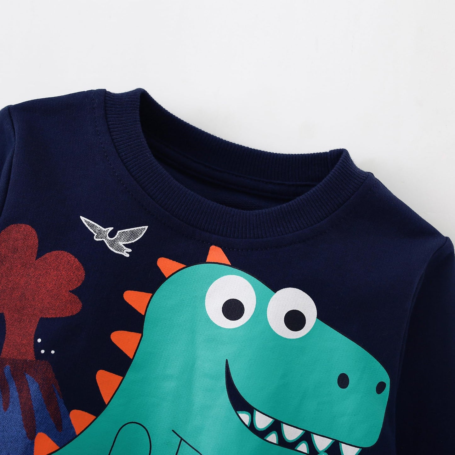 Pilipulu Sweatshirt Boys Kids Pullover Boys Cotton Long Sleeve Shirt Kids Dinosaur Digger Warm Tops 2-7 Years Size 92 98 104 110 116 122