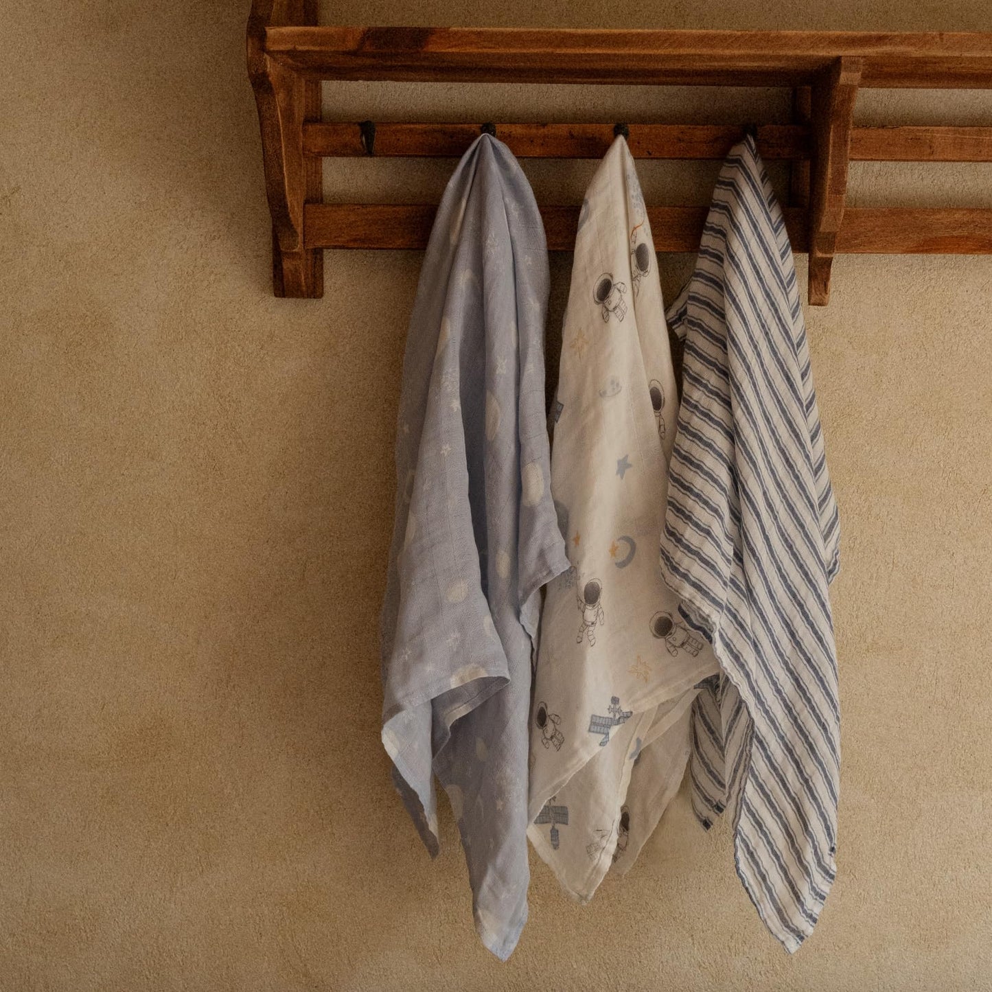 GLLQUEN Musselintücher für Babys, 6 Stück Spucktücher aus Baumwolle 70 cm x 70 cm, saugfähig und atmungsaktiv und ideal zum Reinigen, Abwischen und Abdecken von Neugeborenen