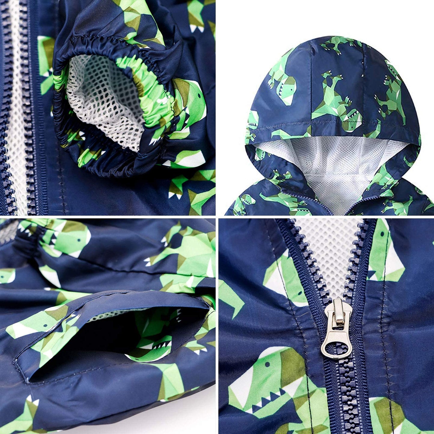JinBei Jacke Baby Junge Kinder Jacken Kapuzen Sweatjacke Kapuzenjacke Cartoon Aufdruck Jungen Winddicht Mantel Windjacke Übergangsjack Frühling Herbst Outwear Softshelljacke 1-7 Jahre