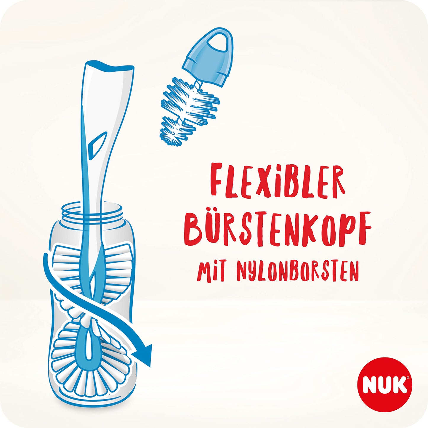 NUK Perfect Match Complete Feeding Set | Ab 0 Monate | Vario Express-Sterilisator, 4 Babyflaschen, Flaschenwärmer, Flaschenbürste und mehr | Regenbogen | 8 Stück