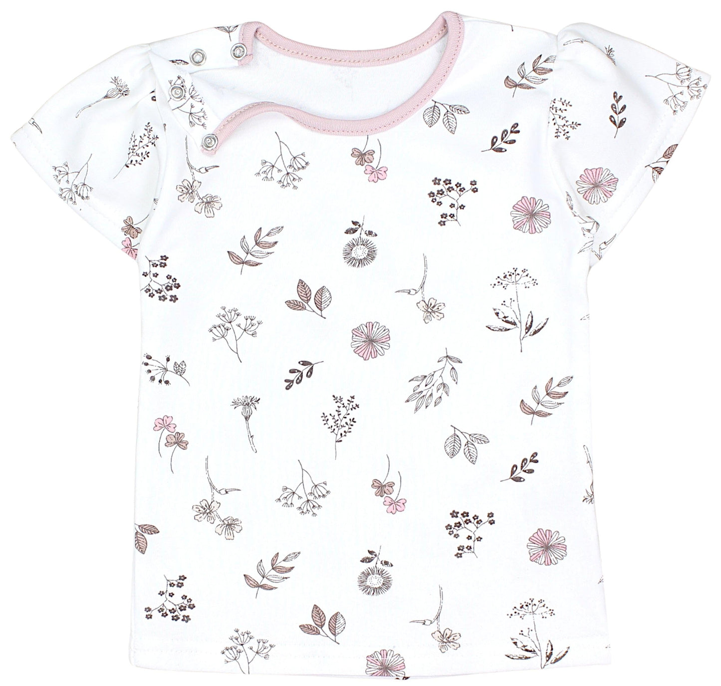 TupTam Baby Mädchen Kurzarm T-Shirt Gemustert Bunt 5er Set
