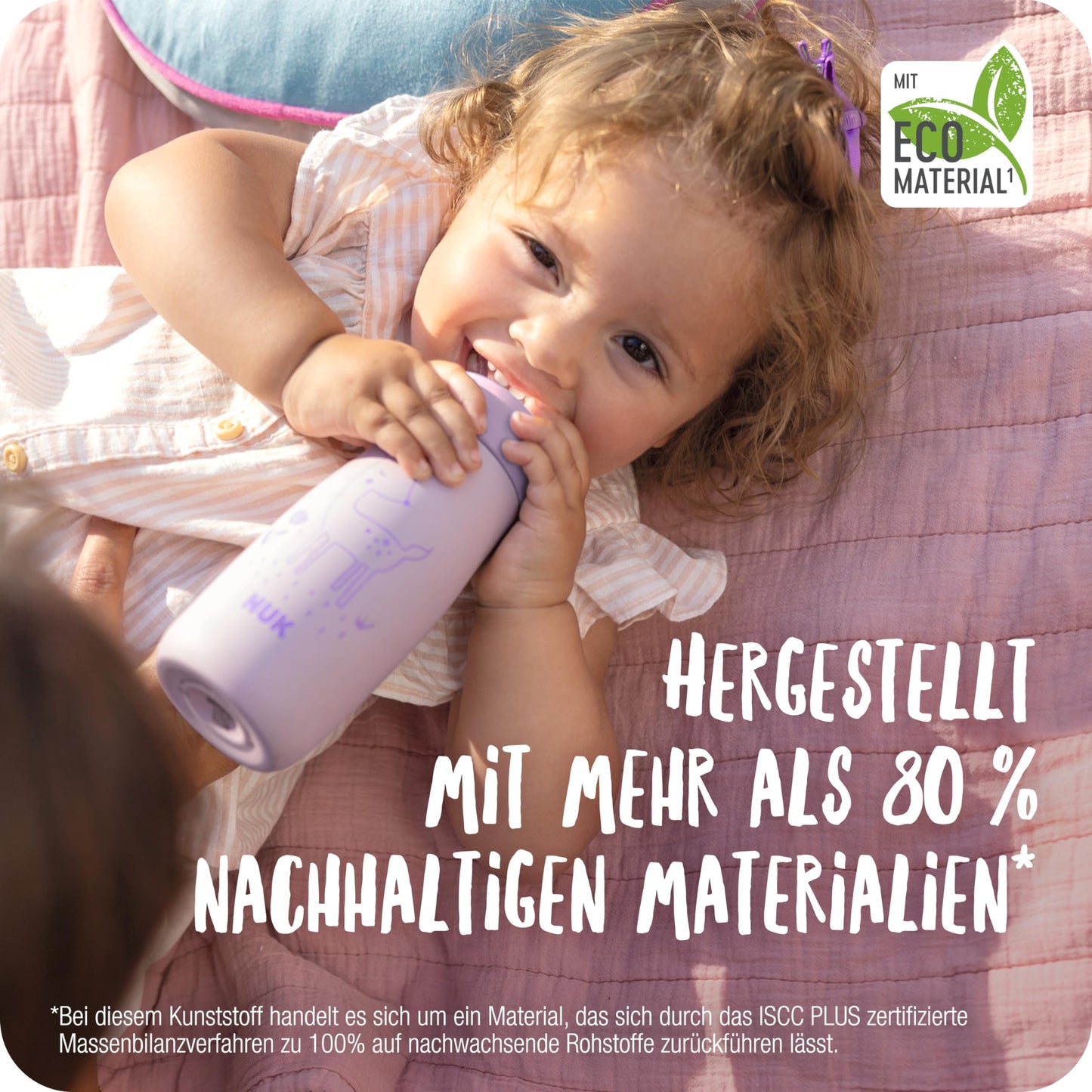 NUK Kiddy Cup Night Trinklernflasche | Schnabeltasse mit Leuchteffekt | 12+ Monate | Auslaufsicher mit harter Trinktülle | Clip und Schutzkappe | BPA-frei | 300 ml | Planeten (blau), 10255678 - Meloni2