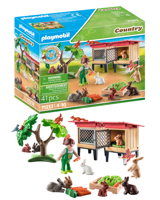 PLAYMOBIL | Country | Tierarzteinsatz bei den Eseln |Spielzeug für Kinder ab 4 Jahren | 71471