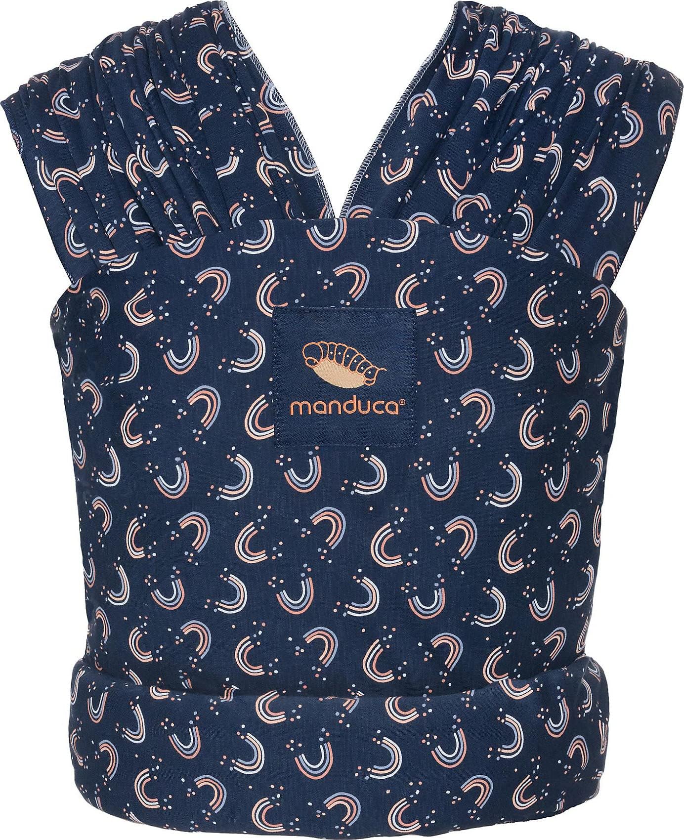 manduca Sling - Babytragetuch - Elastische Babytrage für Neugeborene von der Geburt bis zu 15 kg - Bio-Baumwolle - GOTS zertifiziert