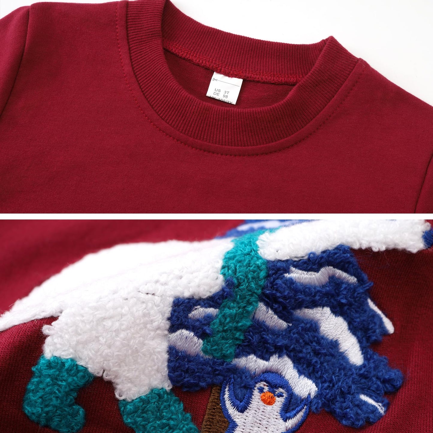 Dinopjs Boys' Jumper, Boys' Warm Sweatshirts, Classic Cartoon Animals, Tractor, Dino, Flying Dragon Knight, Rainbow, Polar Bear Christmas Tree, Cotton Sports Shirts for Children 2-9 Years