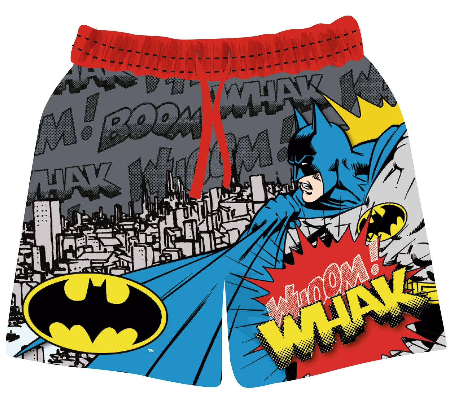 Paw Patrol/Batman Jungen Badehose Badeshorts Schwimmhose mit Elastischer Bund und EIN Netzfutter, Fast trocken Badeboxer Kinder