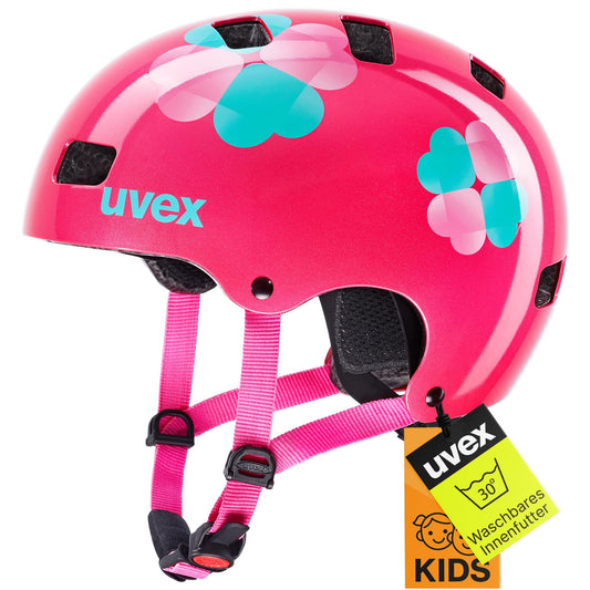 uvex Kid 3 - robust bicycle helmet for children - individual size adjustment - washable interior