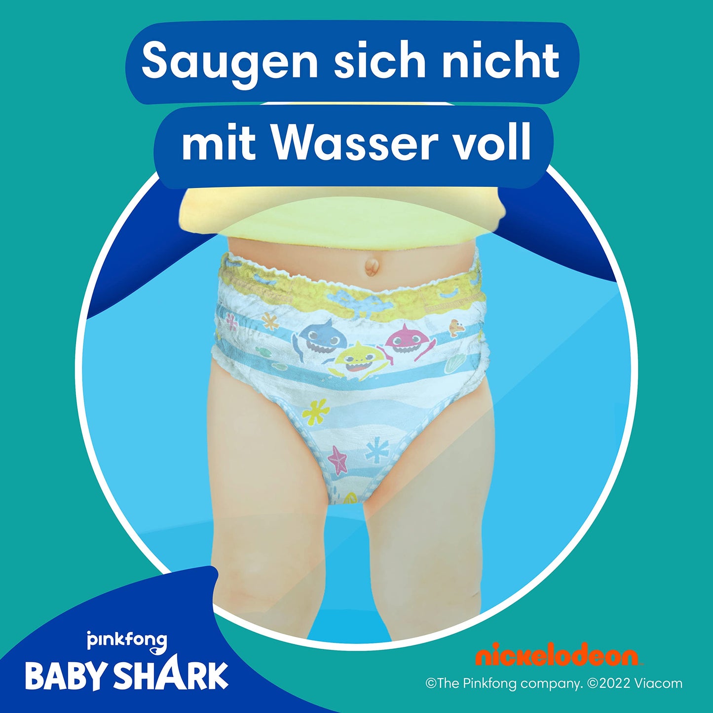 Pampers Baby Nappies Size 4-5, Splashers, Pack of 11, Disposable Swim Nappies for Safe Protection in the Water