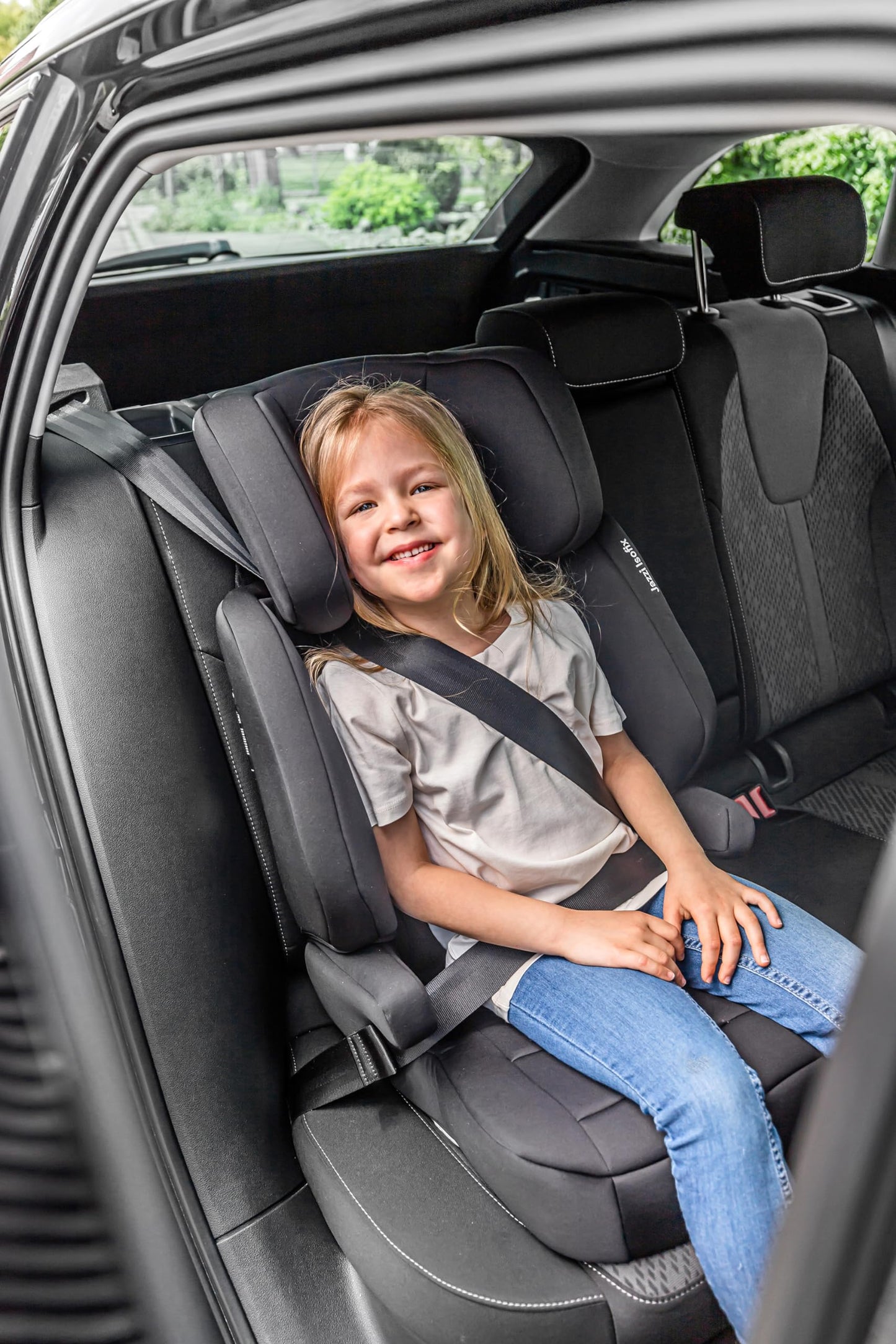 Osann Jazzi Isofix – Der sichere Kindersitz ab 1 Jahr (76–150 cm), mitwachsend mit Isofix & Top-Tether, Schutz & Geborgenheit auf jeder Fahrt - Sunset - Meloni2