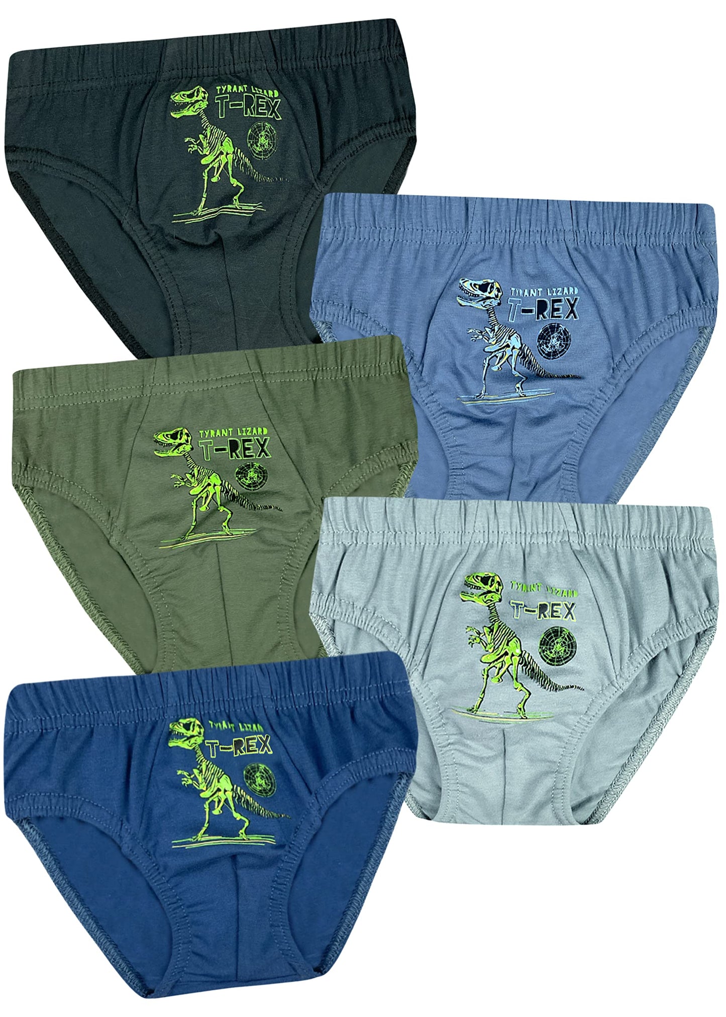 LOREZA ® 5/10 Jungen Slips aus Baumwolle Unterhosen Unterwäsche 92-158
