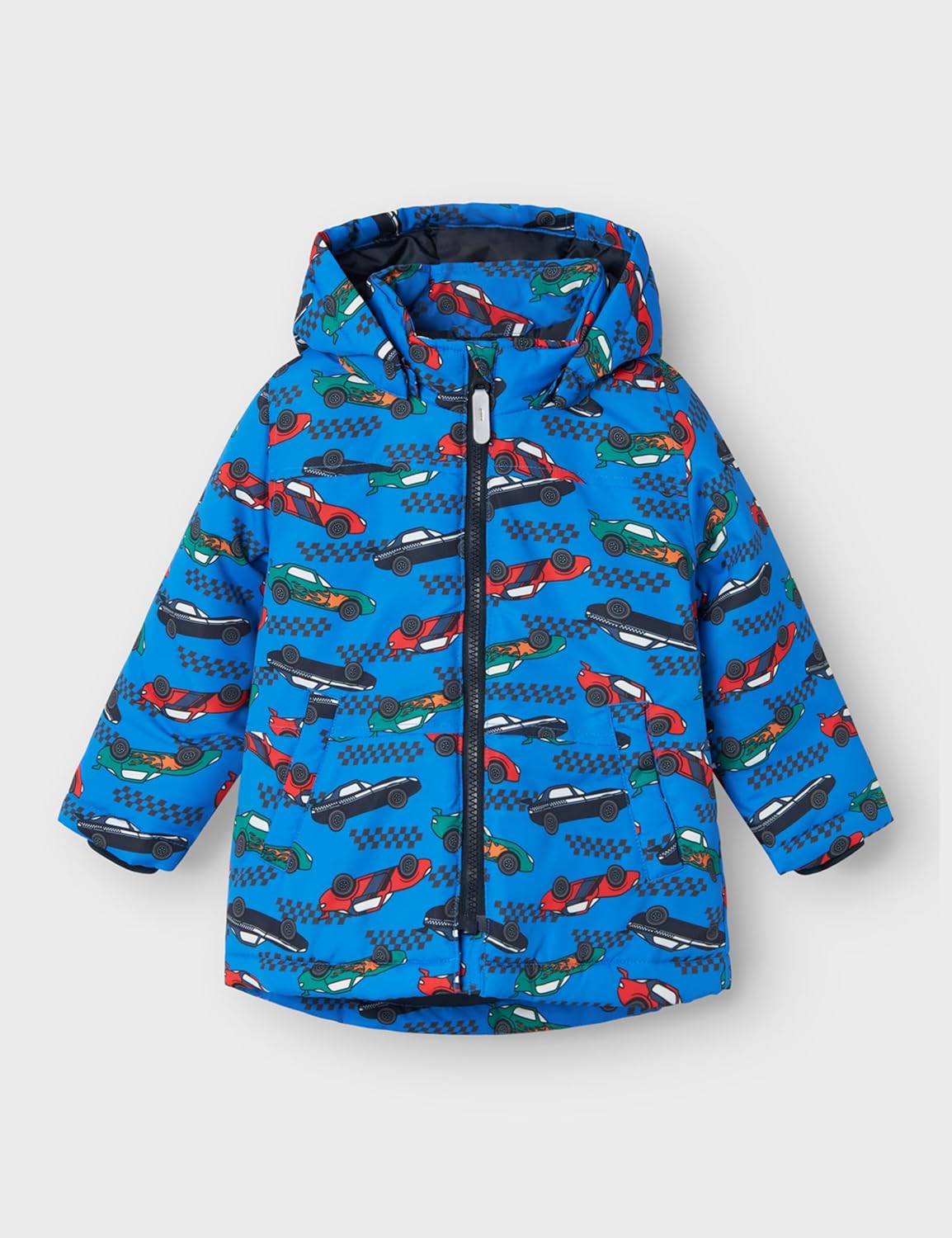 NAME IT Jungen Nmmmax Jacket AOP Kurzjacke, Blau, 104