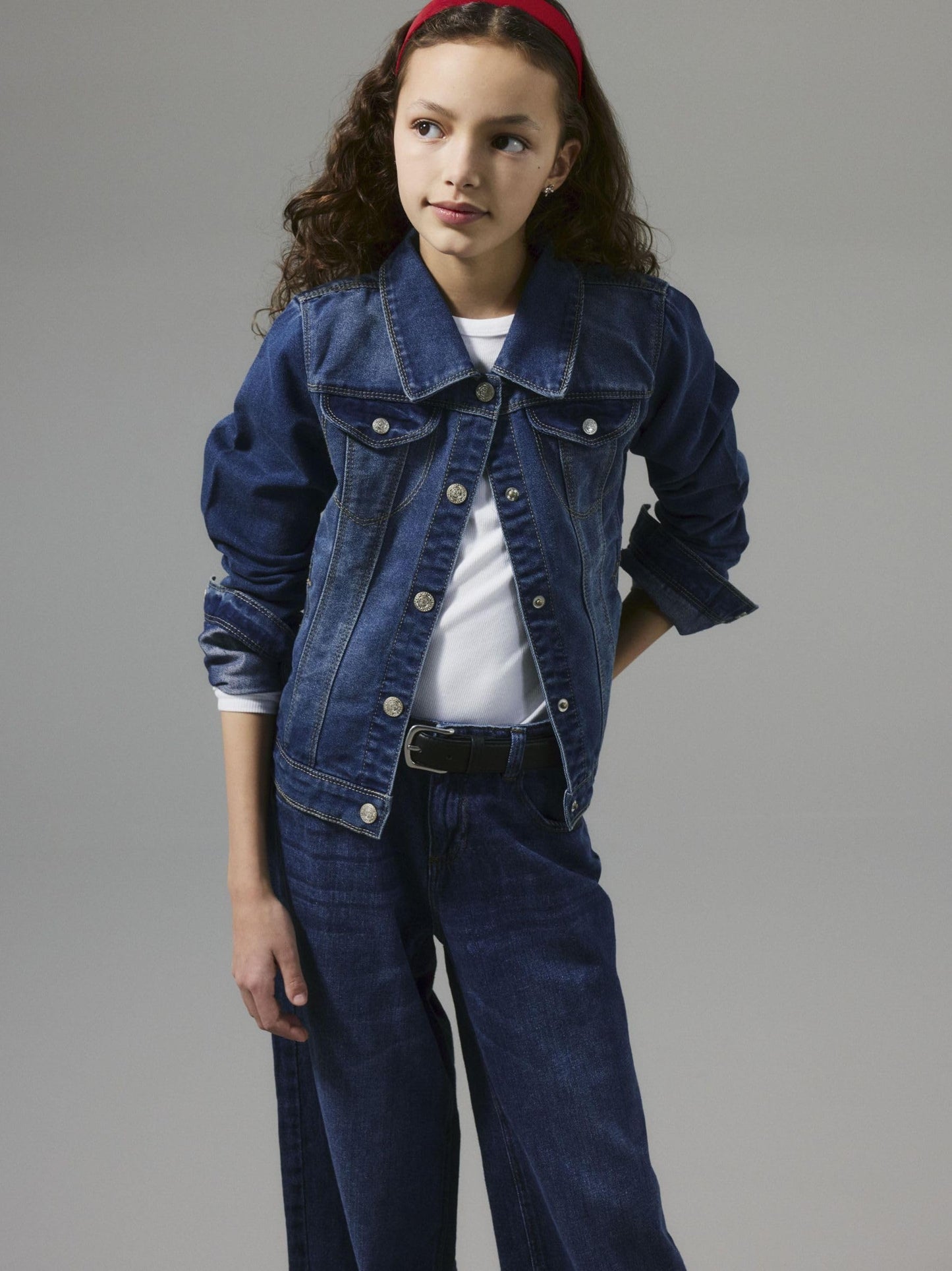 NAME IT Girl's Long-Sleeved Denim Jacket