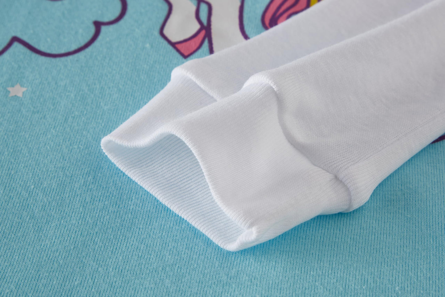 LOLPIP Mädchen Pyjamas 100% Baumwolle Schlafanzug für Kinder Schlafkleidung Langarm 4 Stück Set 1-12 Jahre
