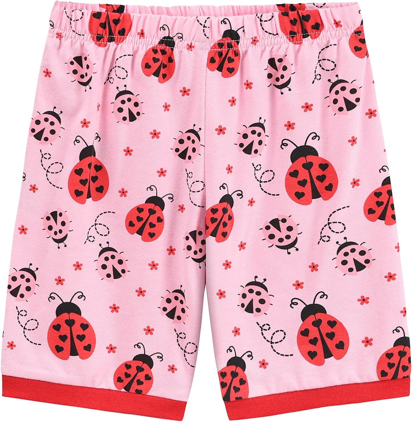 EULLA Mädchen Schlafanzug Kinder Kurz Einhorn Dino Katze Prinzessin Hase Pyjama Set Sommer Kleidung Zweiteiliger Nachtwäsche Baumwolle 92 98 104 110 116 122
