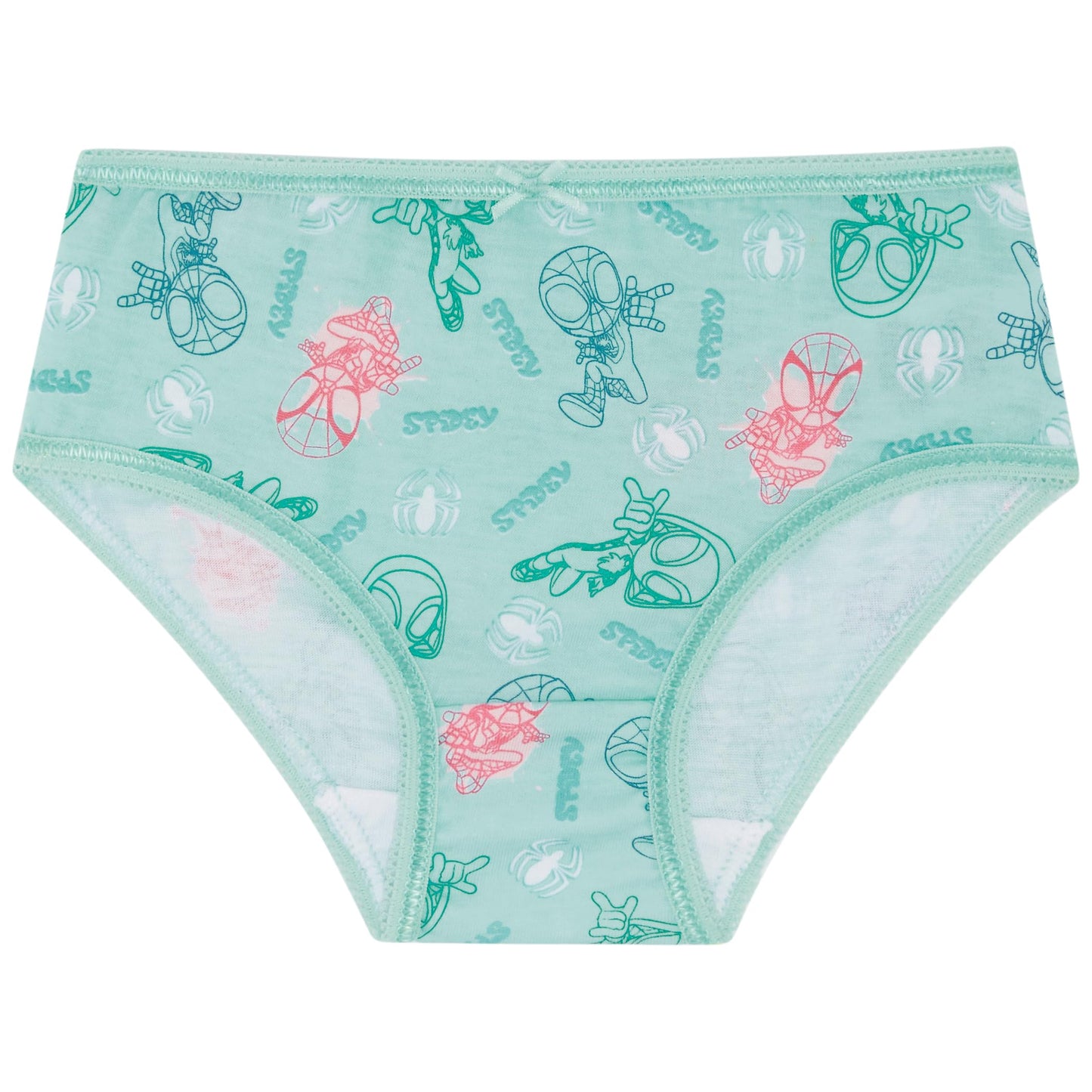 Marvel Spidey & Friends Slip für Mädchen, 100 % Baumwolle, 5 Stück