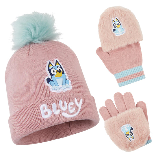 BlueY Girls' Winter Hat, Scarf and Glove Set - Children's Gifts