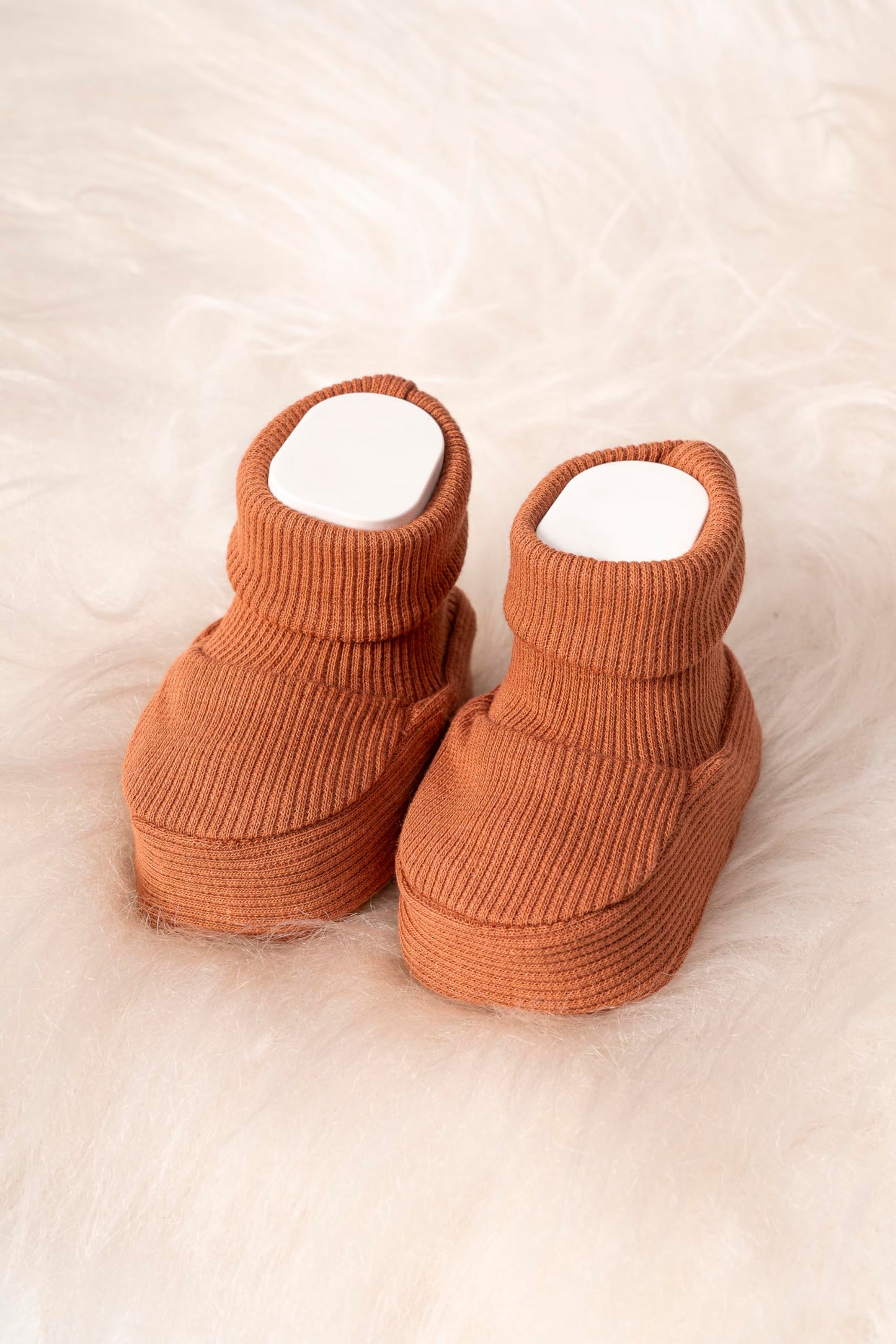 Generisch Baby Krabbel- Hausschuhe - Schuhe Neugeborene - Baumwolle - Diverse Farben - Mädchen - Jungs
