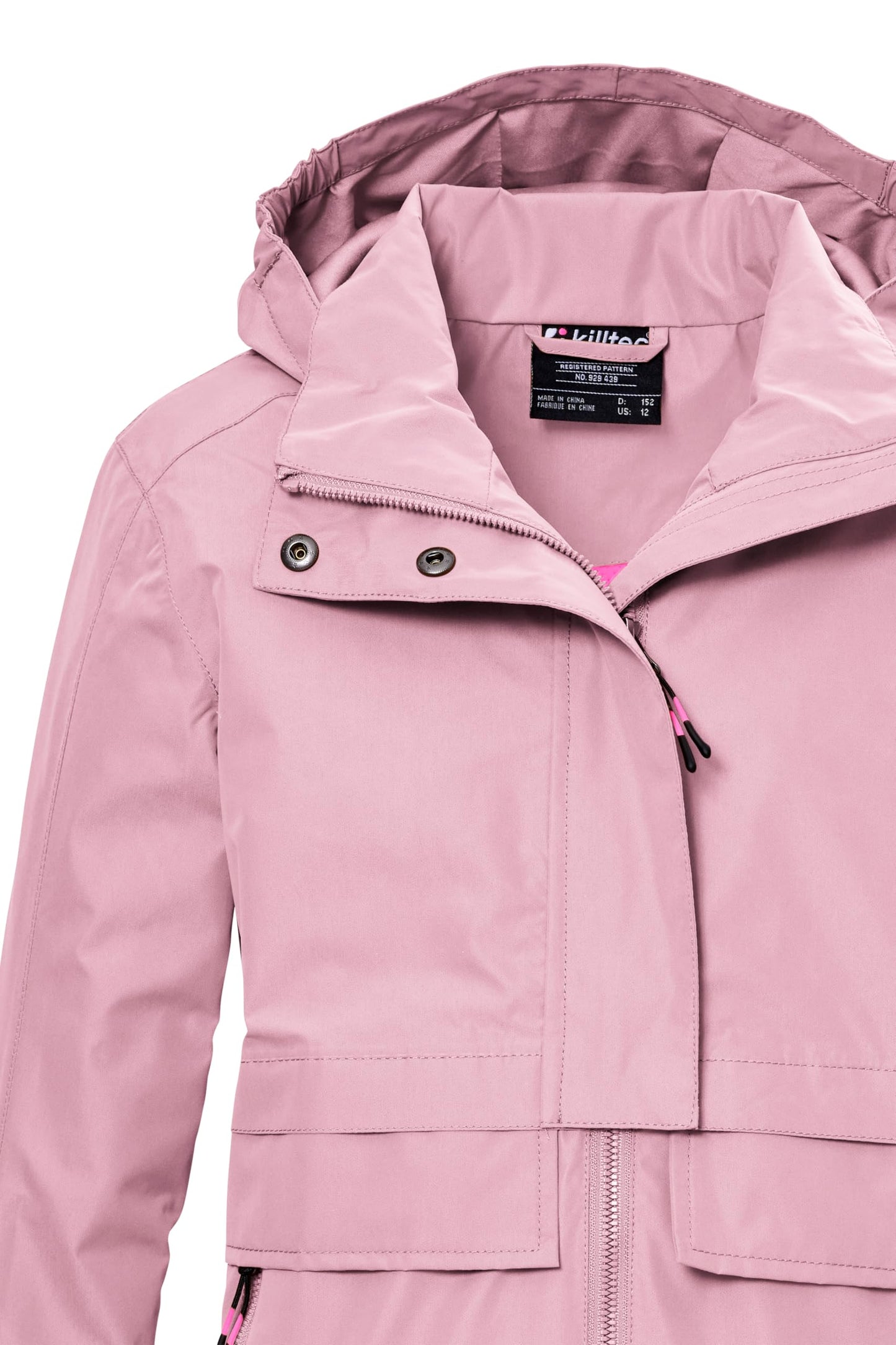 Killtec Mädchen Kos 149 Grls Jckt Funktionsjacke ist wasserdicht/Jacke mit Kapuze