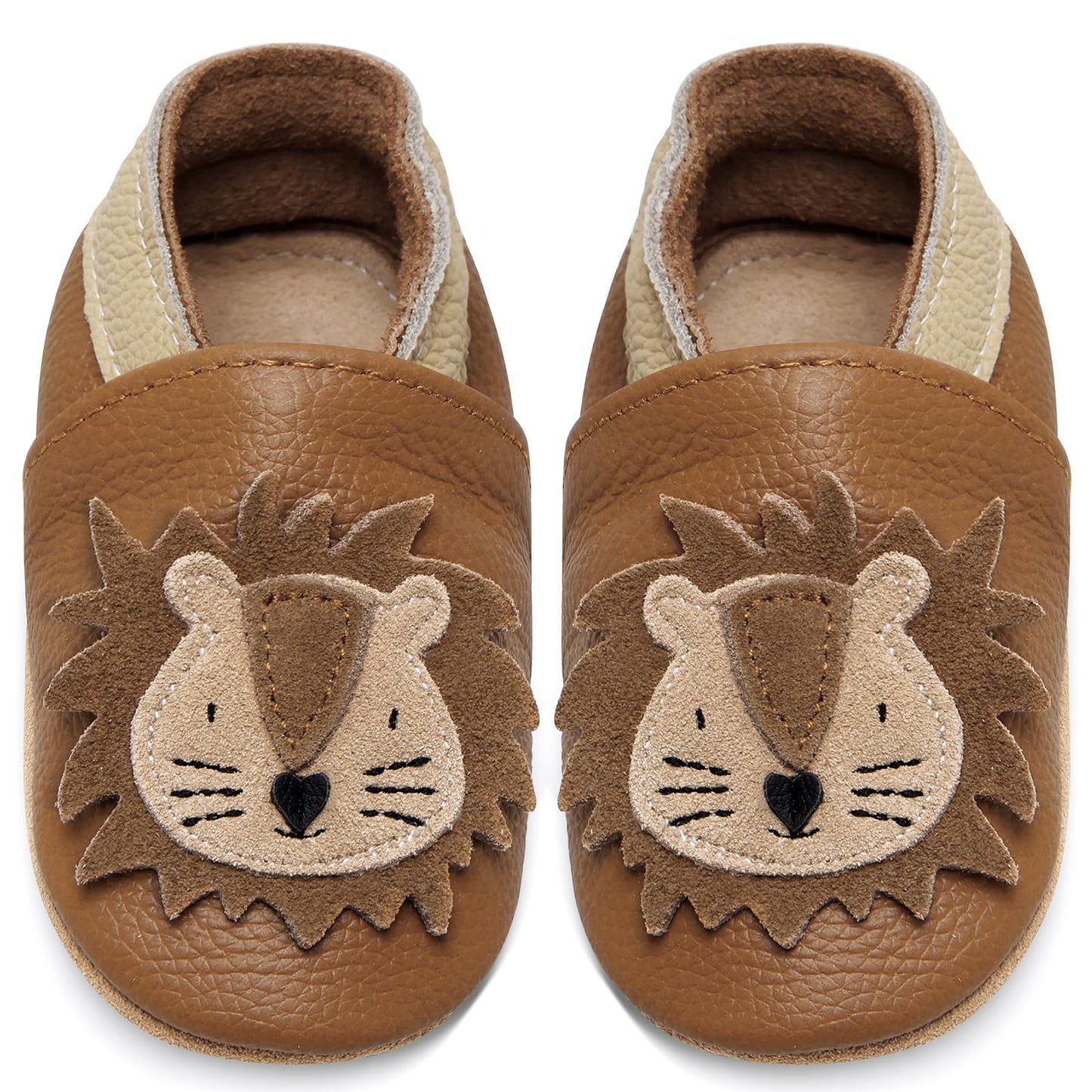 Babyschuhe IceUnicorn Krabbelschuhe für Babys, weiche Leder-Laufschuhe für Jungen und Mädchen, Lederschuhe für Kleinkinder, Baby Hausschuhe