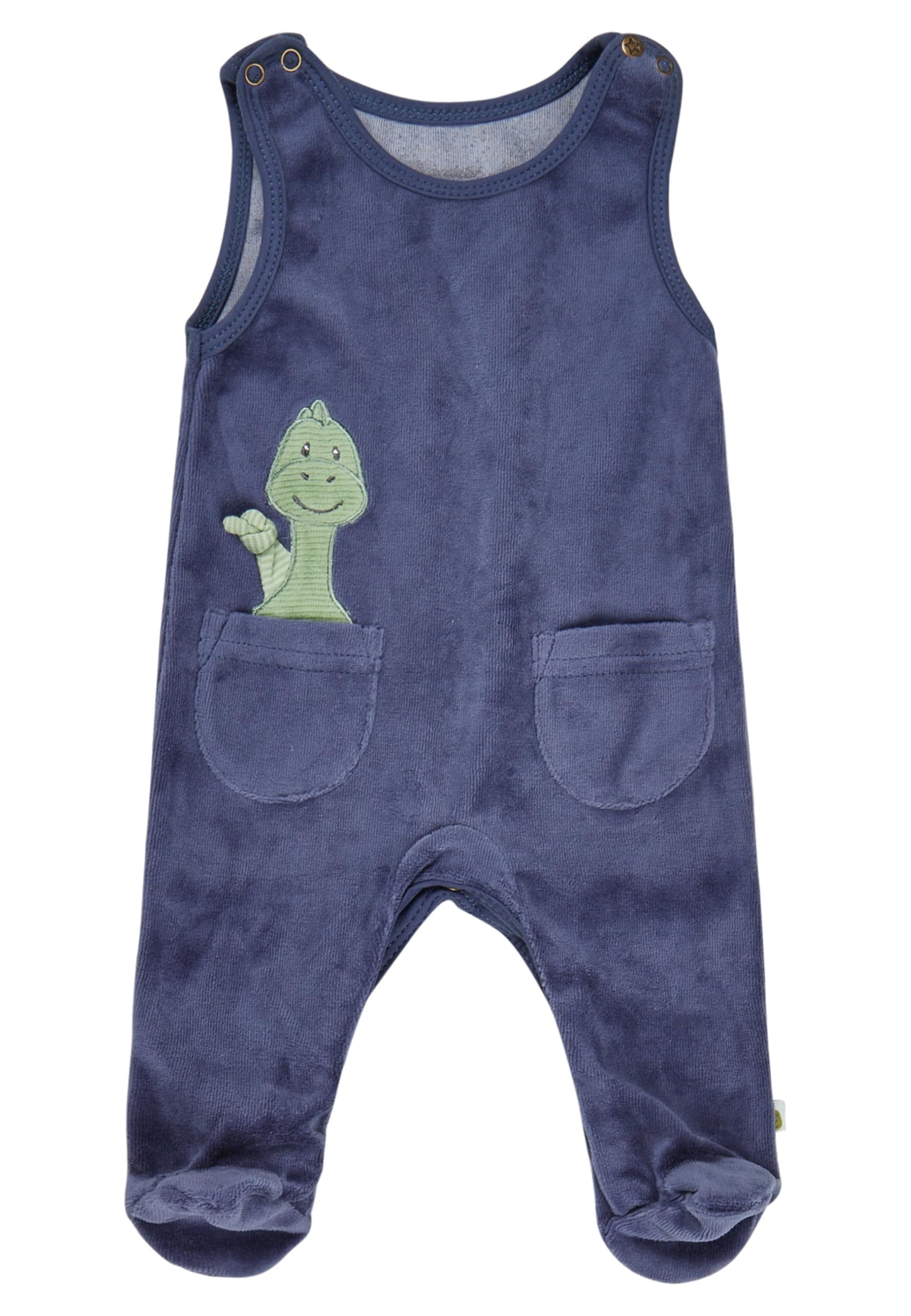 Sterntaler Romper Set Rexi - Baby Rompers made of Nicki with Dino Rexi Appliqué - Long Sleeve Jersey Shirt - Snap Fasteners in the Crotch - Comfortable Boys Two-Piece from Birth
