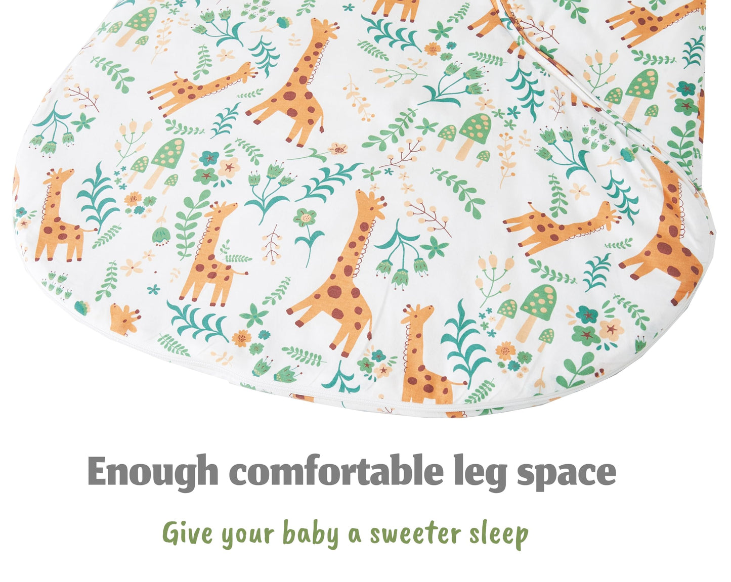 Chilsuessy Baby Sleeping Bag Winter with Removable Long Sleeve Organic Cotton Baby Sleeping Bag Small Children All-Year Sleeping Bag Pyjamas for Boys and Girls, Crown/2.5 Tog, 75-90 cm