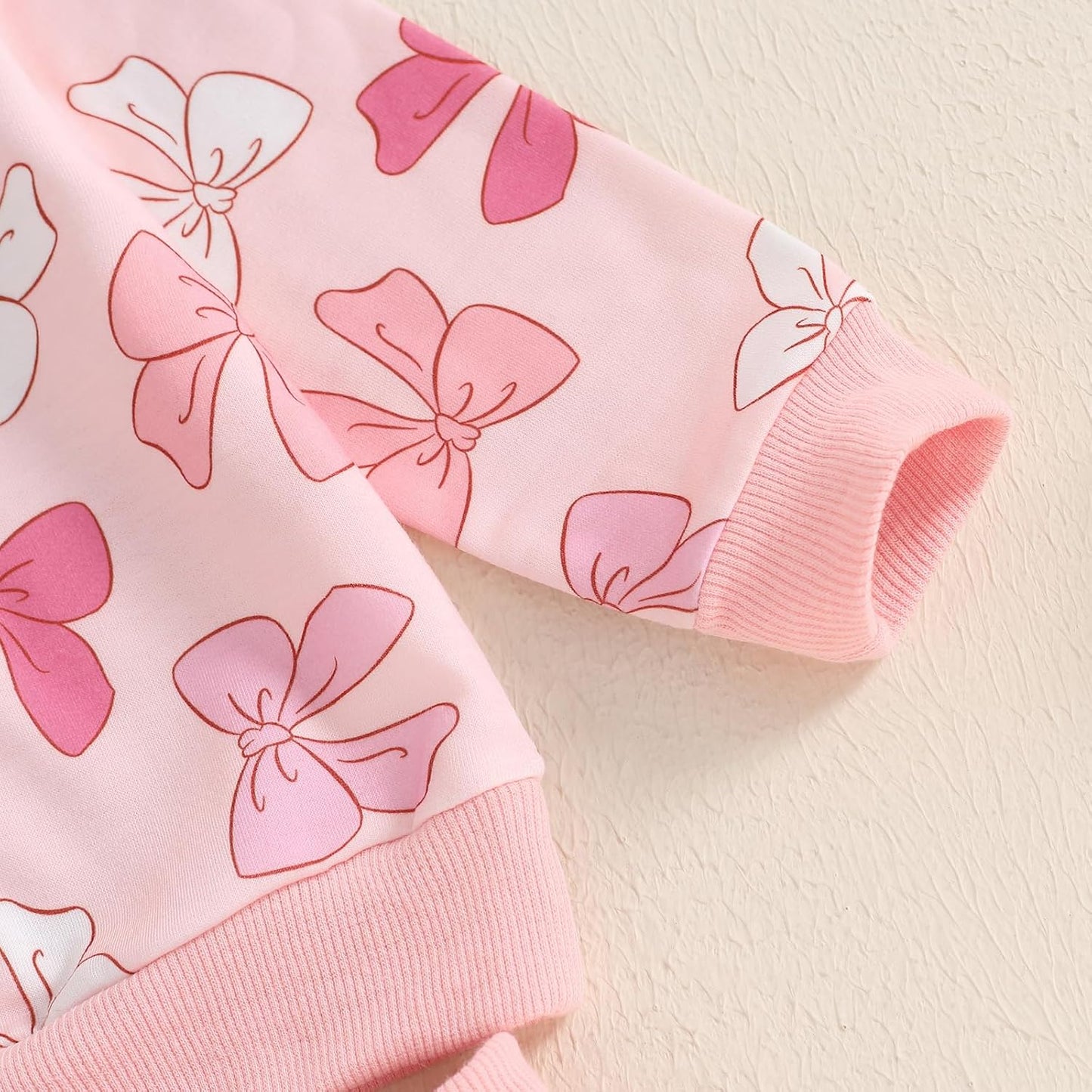 Süßes Baby-Mädchen-Kleidung, langärmelig, bedruckt, Sweatshirt, Oberteil und Hose, Set für Kleinkinder, Mädchen, Herbst-Outfits